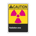 Caution Radiation Area Sign